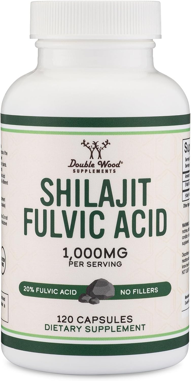 Double Wood Shilajit bottle