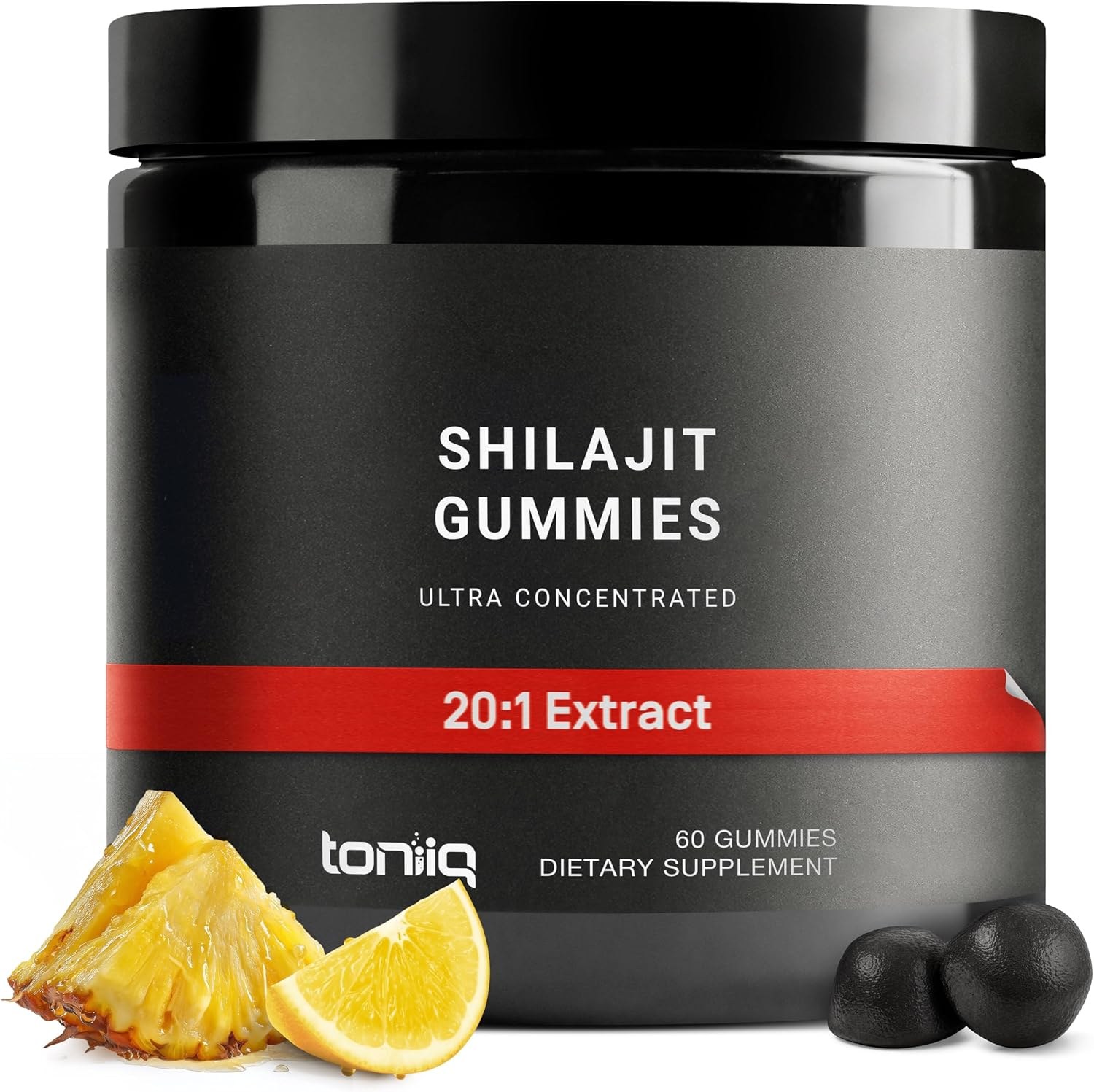 Toniiq Shilajit Gummies jar