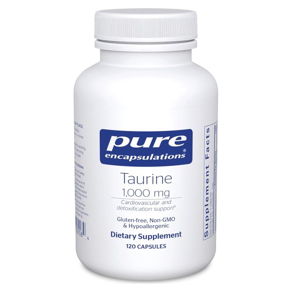 Pure Encapsulations Taurine 1000 mg 120 capsule bottle