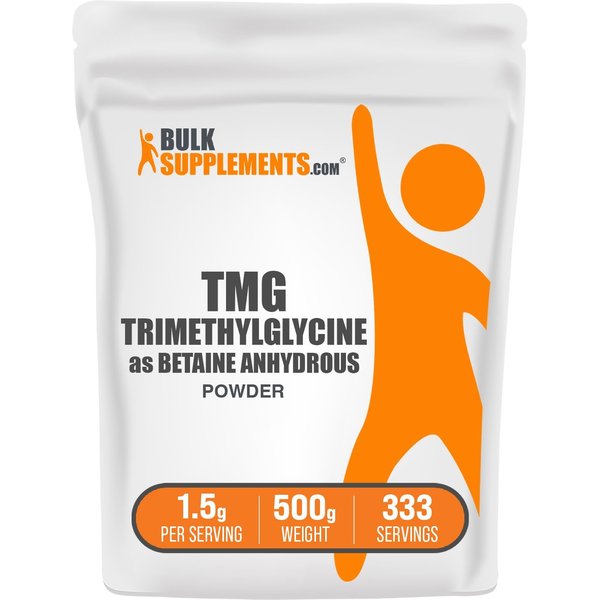 BulkSupplements.com TMG betaine anhydrous powder 500 g pouch