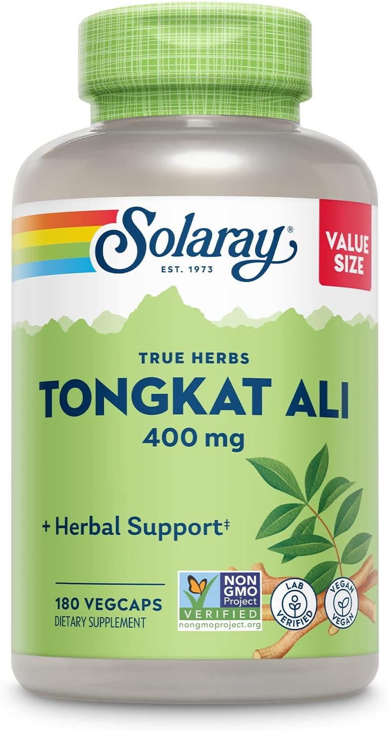 Solaray Tongkat Ali 400 mg bottle