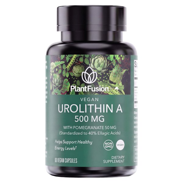 PlantFusion Vegan Urolithin A 500 mg 60 capsule bottle
