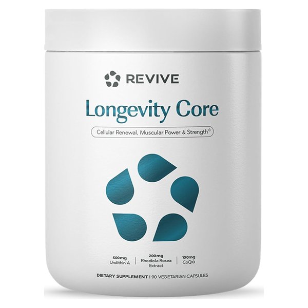 Revive Longevity Core 90 vegetarian capsule jar