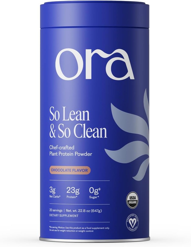 Ora So Lean and So Clean organic vegan protein tub
