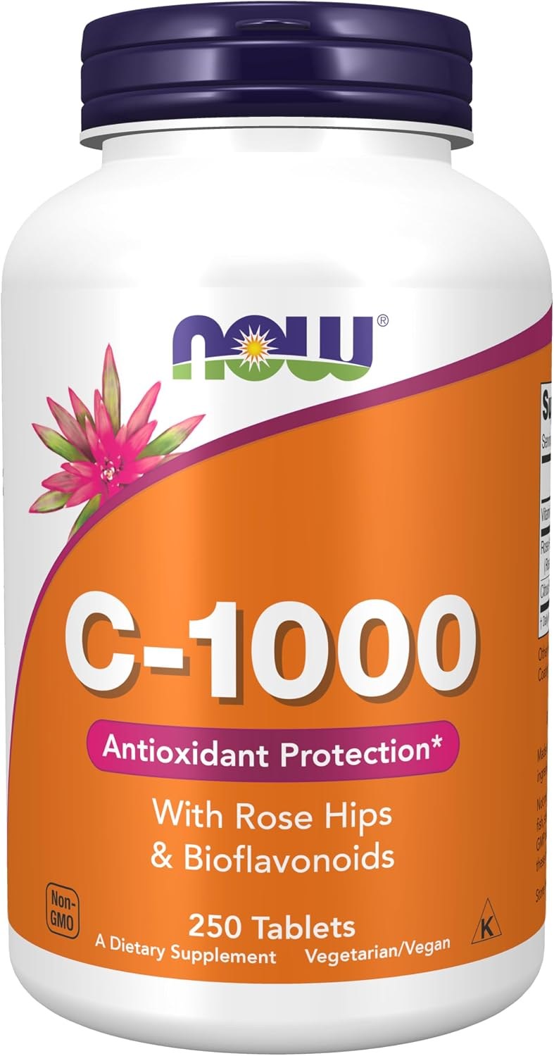 NOW Vitamin C-1000 with Rose Hips bottle
