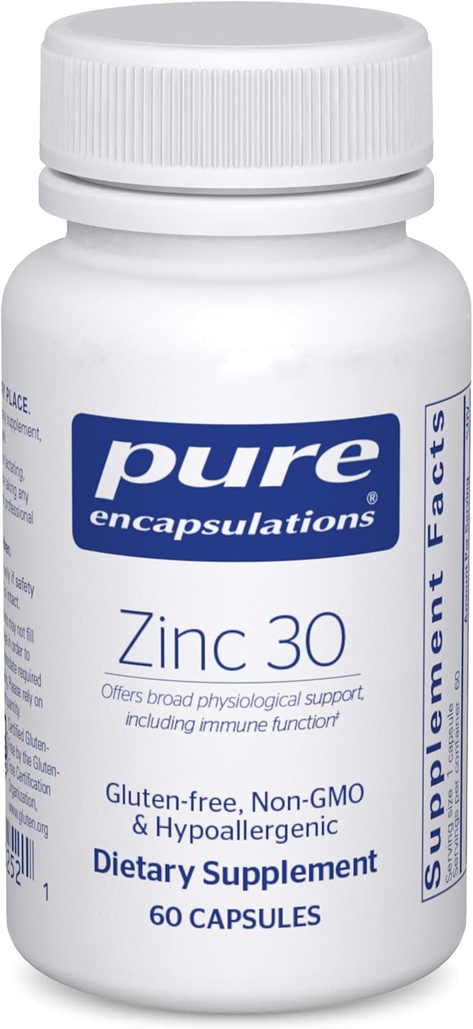 Pure Encapsulations Zinc 30, 60 capsules